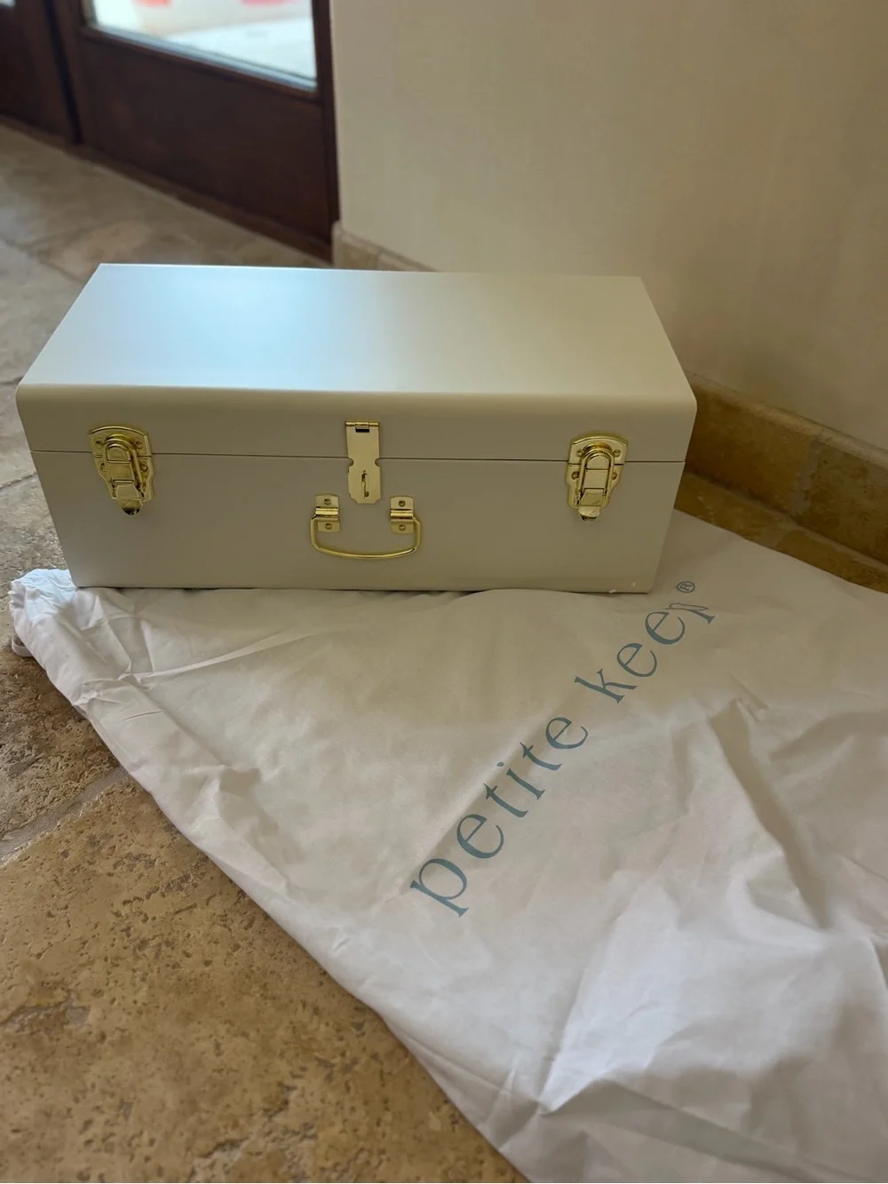 LSU White and Gold Trunk Case